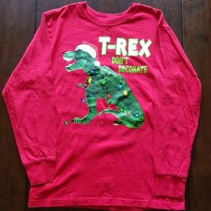 Holiday Time Christmas shirt size L 10-12